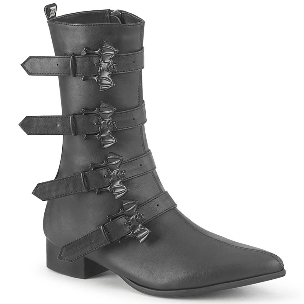DemoniaCult - WARLOCK110B Boots - Black Product image